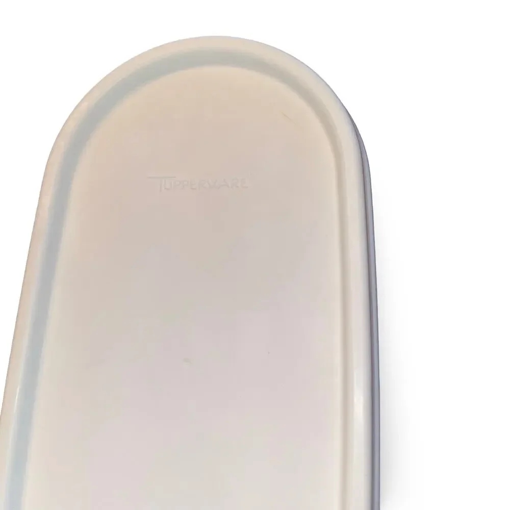 Tupperware 1616 Replacement Lid Seal White Modular Mates Oval Container USA VTG